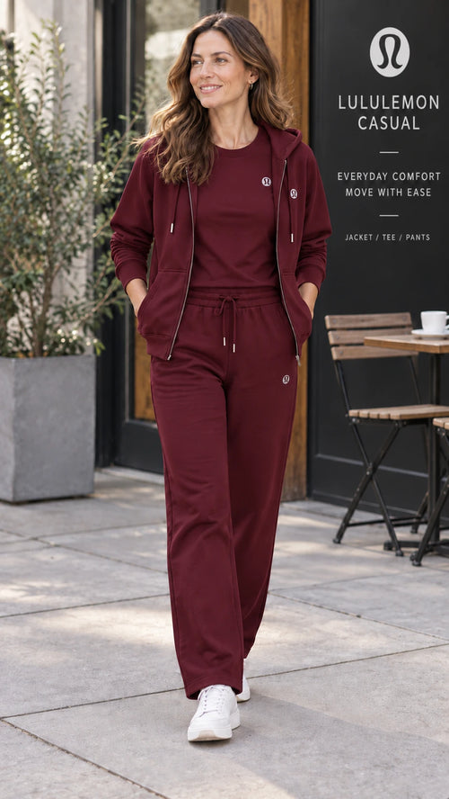 Casual Sports Three Piece Set